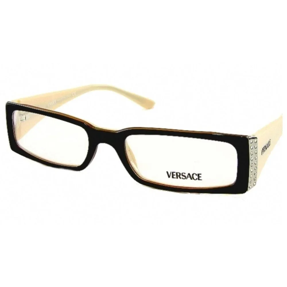Versace MOD 3049-B 404  Eyeglasses Frames 51-17 135 Italy Crystals new
